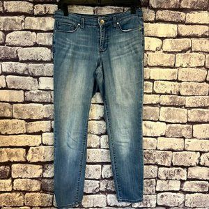 Nine West Skinny Ankle Blue Jeans Size 4